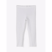 NAME IT Trekvart Leggings Vivian Capri Bright White